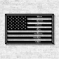 United States Veteran American Flag Metal Wall Sign