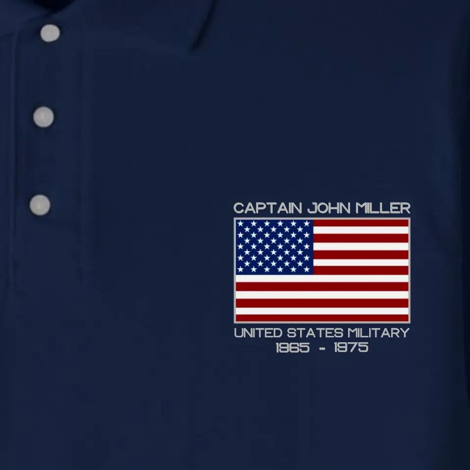 Mens Personalized Veteran Polo Shirt