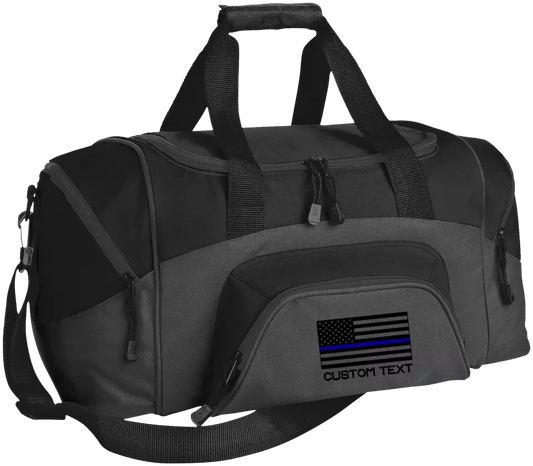 Police Large Thin Blue Line Flag Duffel Bag