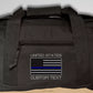 Police Thin Blue Line Flag Duffel Bag