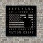 Veterans Are A Symbol Of What Makes Our Nation Great Metal Wall Sign