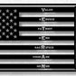 United States Veteran American Flag Metal Wall Sign