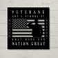 Veterans Are A Symbol Of What Makes Our Nation Great Metal Wall Sign