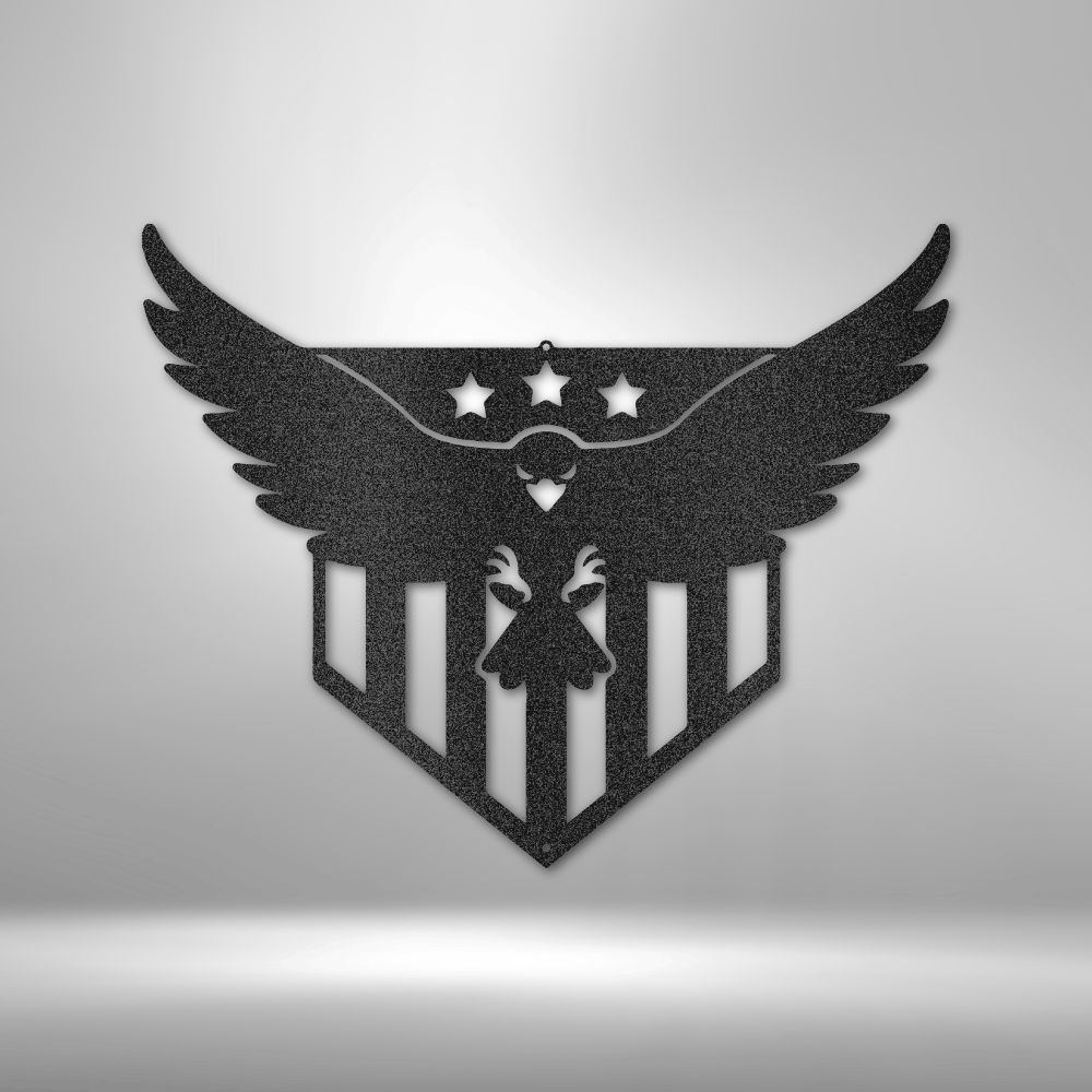 Swooping Eagle - Steel Sign (5 Colors)