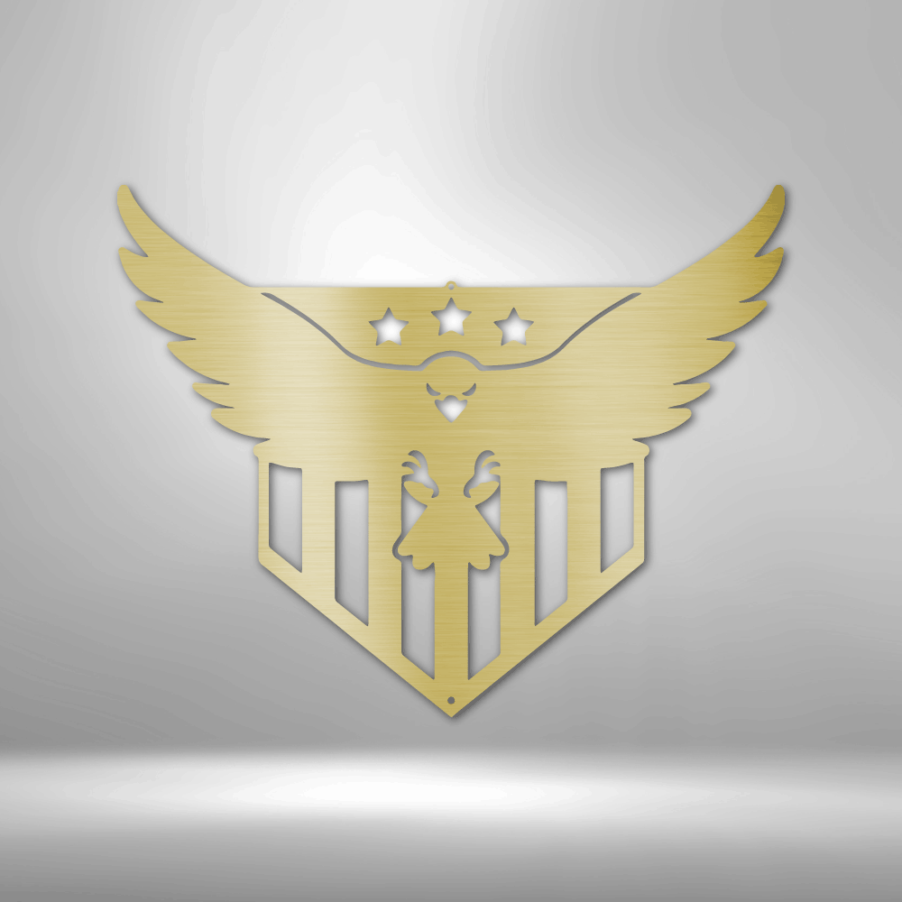 Swooping Eagle - Steel Sign (5 Colors)