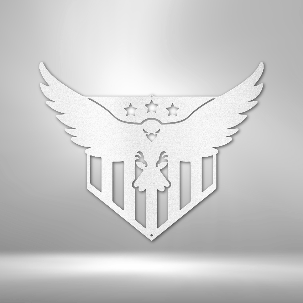 Swooping Eagle - Steel Sign (5 Colors)