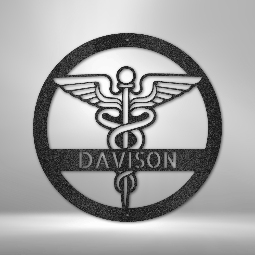 Personalized Medical Hero Steel Sign