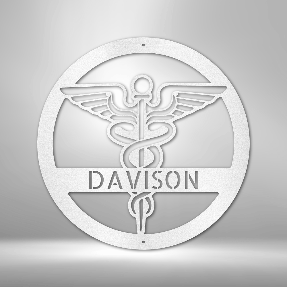 Personalized Medical Hero Steel Sign