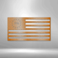 1776 American Flag Steel Sign (5 Colors)