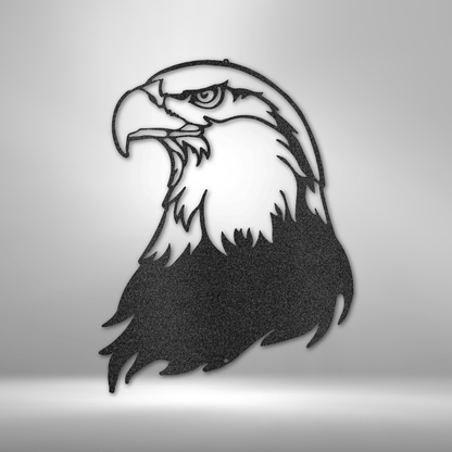 Bald Eagle Head - Steel Sign (5 Colors)