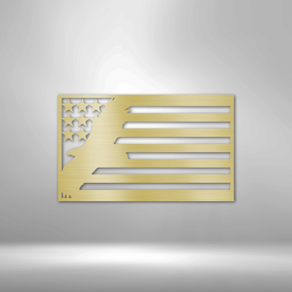 USA Eagle - Steel Sign (5 Colors)